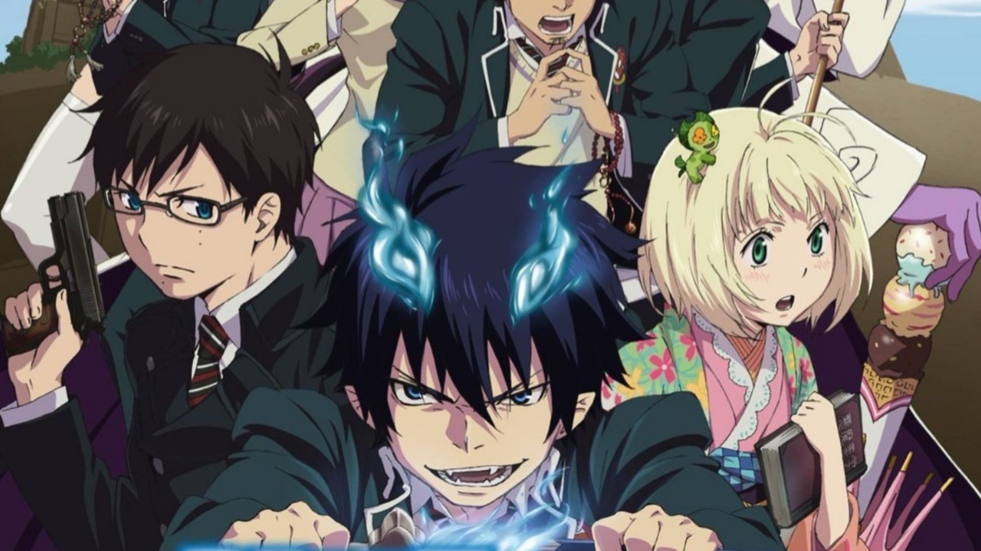 Shonen anime Blue Exorcist (Image via A-1 Pictures)